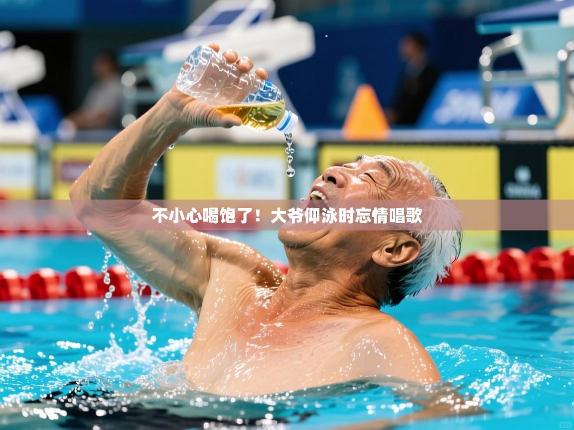 2025开云体育在线玩不小心喝饱了！大爷仰泳时忘情唱歌
